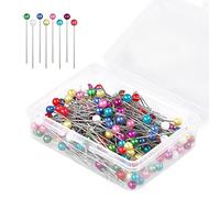 600 PCS Sewing Pins, Straight Pins 1.6 in, Pearlized Ball Head Pins, Multicolor Sewing Pins for Fabric DIY, Jewelry Decoration, Sewing Pins Crafts