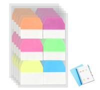 600 Pcs Sticky Index Tabs Page Markers Tabs Sticky Tabs Page Markers Sticky Book Tabs for Annotating Books for Office School Home Book File Notebook Annotation Organising