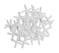 600 Pcs Tile Spacers, Sufficient Quantity of Plastic Tile Spacers 2mm, Cross Shape 2mm Tile Spacers for Tile Installation, Suitable for Making The Gaps Between Tiles Even When Laying (White)