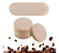 600 PCS Unbleached Coffee Filter Papers for Aeropress, 64mm/2.5" Natural Brown Round Filters, Odourless & Perfect Fit, Eco-Friendly Packaging, Compatible with Aeropress Coffee Makers