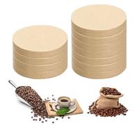 600 Pcs Unbleached Coffee Filter Paperss, 64mm/2.5" Natural Round Coffee Filters Papers Replacement Compatible with Aeropress Filter Papers & Espresso Makers Accessories