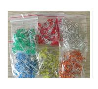 600 PCS White Red Green Blue Yellow Orange 3mm 20mA Diffused Light-Emitting Diode LED 3V Lamp Assorted Kit Set KzHgIdRY