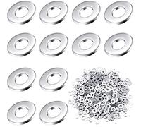 600 Pieces Aluminum Backup Pop Rivet Washers for 3/16 Inch Diameter Rivets Aluminum Rivet Washers for Repairing Boats, Cars, Household and Other Projects.