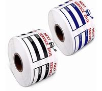 600 Pieces Oil Change Stickers, 2 X 2 Inches Removable Auto Maintenance Next Service Due Reminder Labels in Roll with Perforation Line