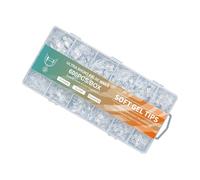 600 Pieces Professional Short Half Covers Nails Tips Providing Comfort and Versatility for Various Nails Designs Quick Manicure Solution