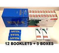 600 RIZLA Blue Rolling Papers & 600 SWAN Menthol Extra Slim Filter Tips