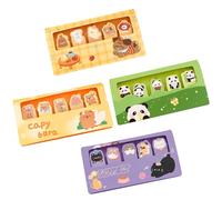 600 Sheets Animal Mini Sticky Tabs Page Markers, 5PCS Cute Sticky Notes Set for Party Bag Fillers 20-Style Paper Note Pads for Books, Office and Study, Cute Gifts for Students and Colleagues