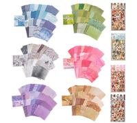 600 Sheets Scrapbook Paper and 16 Sheets Scrapbook Stickers, Vintage Scrapbooking Kit Decorative Journal Accessories Crafting Junk Supplies for DIY Craft,Writing,Drawing,Bullet Journal
