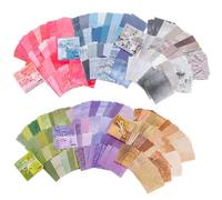 600 Sheets Scrapbook Paper Set, Vintage Pattern Scrapbooking Journaling Stamping Supplies DIY Art Craft Handmade Junk Journal Card Making Supplies, for Writing Album Drawing Travel Journal (8X8CM)