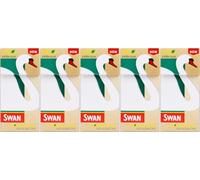 600 Swan Eco Extra Slim Biodegradable Filter Tips - 5 Packs of 120 Pre-Cut 4 x 4 x 2 cm Filters | Cigarette Filter Tips - Premium Smoking Accessories