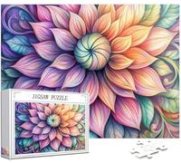 6000 pcs Piece Jigsaw Puzzles for Adults Flowers Puzzle Mandala Pattern Design, Piece Puzzle Educational Games, DIY Adult Crafts with Gift Box, Beautiful Decoration, Gifts for Women, 179x105cm,Model35