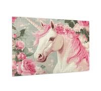 6000 Piece Jigsaw Puzzle Flower Jigsaw Puzzles for Adults Unicorn Impossible Puzzle Challenging High Difficulty Family Activity, Gift Box Packaging, Great Gift Idea for Family Friends 105x180 CM -506y