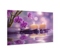 6000 Piece Jigsaw Puzzle Orchid Jigsaw Puzzles for Adults Zen Impossible Puzzle Challenging High Difficulty Family Activity with Gift Box Packaging, Great Gift Idea for Family Friends 105x180 CM -777y