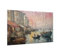 6000 Piece Jigsaw Puzzle Rome Jigsaw Puzzles for Adults Landscape Impossible Puzzle Challenging High Difficulty Family Activity, Gift Box Packaging, Great Gift Idea for Family Friends 105x180 CM -829y