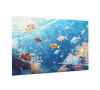 6000 Piece Jigsaw Puzzle Seabed Jigsaw Puzzles for Adults Animal Impossible Puzzle Challenging High Difficulty Family Activity, Gift Box Packaging, Great Gift Idea for Family Friends 105x180 CM -440y