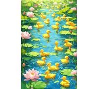 6000 Piece Jigsaw Puzzles for Adults Animal Duck Lotus Challenging Puzzle Educational Games Puzzle for Adults 6000 Pieces Family Game Great Gift Idea, 70.5 x 41.3 inch