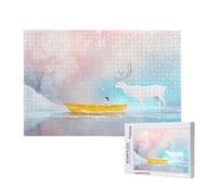 6000 Piece Jigsaw Puzzles for Adults,Animal Jigsaw Puzzles for Adults, Wooden Puzzle with Gift Box,Deer Jigsaws for Family Educational Games, Unique Gifts for Women/Men, Home Wall Decor,ML-351