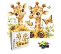 6000 Piece Jigsaw Puzzles for Adults Animal - Wooden Puzzles for Adults - Giraffe Puzzle 70.7 X 41.5 Inch - Jigsaw Games for Adult - Extra Fun Challenges - Creativity Gifts for Men and Women 8p-160