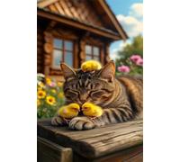 6000 Piece Jigsaw Puzzles for Adults - Animals Cats Chicks - Eco Matte Anti-Glare Print, Precision Fit Interlocking Pieces with Letter Zone Backing 70.5x41.3 inch