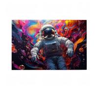6000 Piece Jigsaw Puzzles for Adults, Creative Impossible Puzzles Games for Adults Beginners, Large Wooden Jigsaw with Poster and Storage Box, Home Decor, Theme: Astronaut & Color 105x179cm D-688