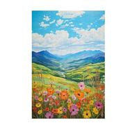 6000 Piece Jigsaw Puzzles for Adults, Creative Impossible Puzzles Games for Adults Beginners, Large Wooden Jigsaw with Poster and Storage Box, Home Decor, Theme: Mountain & Nature 105x179cm D-1371