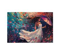 6000 Piece Jigsaw Puzzles for Adults, Creative Impossible Puzzles Games for Adults Beginners, Wooden Jigsaw with Gift Box, Gifts for Women Men, Home Decor, Theme: Woman Dancer 105x179cm E-1758