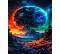 6000 Piece Jigsaw Puzzles for Adults - Fantasy Space Scenery - Eco Matte Anti-Glare Print, Precision Fit Interlocking Pieces with Letter Zone Backing 70.5x41.3 inch