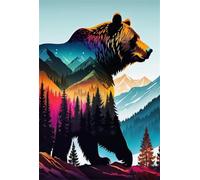 6000 Piece Jigsaw Puzzles for Adults Jungle Scenery Bear Challenging Puzzle Educational Games Puzzle for Adults 6000 Pieces Family Game Great Gift Idea, 70.5 x 41.3 inch