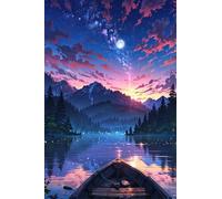6000 Piece Jigsaw Puzzles for Adults Sunrise Jungle Lake Challenging Puzzle Educational Games Puzzle for Adults 6000 Pieces Family Game Great Gift Idea, 70.5 x 41.3 inch