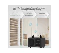 60000mg/H AC220V Ozone Generator High Output Ozone Machine for Pet Odor Removal and Air Purifier Deodorizer B EU Plug