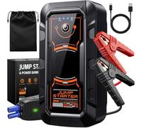6000A Sodium-Ion Jump Starter Power Pack, No Fire No Explosion,10-year life | 12V Car Battery Booster (All Gas 12L Diesel),-40°C Cold Ready, Jump leads & LED light, Portable Power Bank for Car Moto SUV