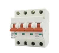 6000A UK Market MCB 4Poles ~230/400V 6A 20A 63A LED Color Indicator Mini Circuit Breaker(6A)