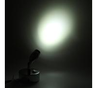 (6000K) 12V-24V 1W Bedside Wall Lamp Interior LED Reading Spot Lights with Switch For Boat Caravan/RV Motorhome