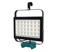 6000k Portable 100W 112LEDs Work Light with Hook Handheld Emergency Camping Rechargeable Flood for Super Bright Lights