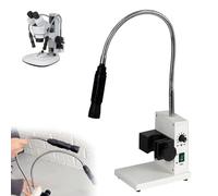 6000K Spotlight Microscope Light Source,Fiber Optic Microscope Illuminator,Adjustable Brightness/Aperture Size,Flexible Direction,for Stereo Zoom Microscopio Single