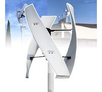 6000W/8000W/10000W/12000W/15000W Vertical Wind Turbine Generator Kit, 12V/24V/48V, 3 Blades, Permanent Magnet, Ideal for Hybrid Wind Solar Systems, High Efficiency