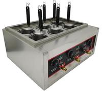 6000w Commercial Noodle Cooker With 6 Holes & Filter - High Capacity Pasta Maker For Restaurants, Food Trucks, Catering, And Buffets