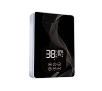 6000W Electric Hot Water Heater Instant Shower Tankless Watering Heaters Bathroom LED Display Kitchen Quick Heating Tap Widely Applied(Black)