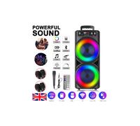 6000W Portable Bluetooth Speaker Sub woofer Heavy Bass Party+Remote