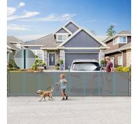 600cm Retractable Baby Gates Extra Wide, Upgraded 105cm Tall Retractable Stair Gate for Baby and Dog, Dog Gate Baby Gate for Stairways/Hallways/Indoor/Outdoor, Safety Stair gate for Kids