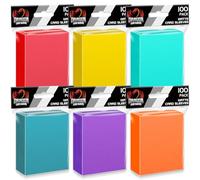 600ct Matte Trading Card Sleeves, Card Holder Standard Size Soft Plastic Penny Sleeves for MTG, TCG, Game Cards Sports Cards(6 Color)