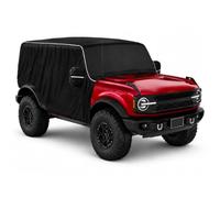 600D Cab Cover Windproof Sunshade Cover Compatible with 2021-2024 Ford Bronco 2 Door, 6-Layer Protection Frost Wiper & Mirror Covers Protect from Sunshine, UV, Snow, Rain(Not fit Bronco Sport)