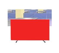 600D Cloth Court Surround Baffle,140x75cm Field Fence Block,Splicable Contest,for Stadiums Schools(Red,140x75cm/2pieces)