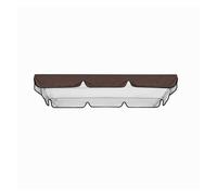 600D High Quality Silver Coated Oxford Cloth Porch Swing Canopy Waterproof,UV Protected Hammock Swing Cover for Lawn Garden, Party ,brown-164*114*15cm