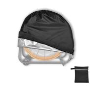 600D Industrial Fan Cover Heavy Duty Floor Fans Covers Waterproof & Dustproof High Velocity Movement Drum Fan All-weather Protection Indoor and Outdoor,Black,78×22×78cm