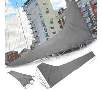 600D Mainsail Boom Cover, Heavy Duty Waterproof Sailboat Cover, Boom Length 9ft-13ft Optional(8-9ft)