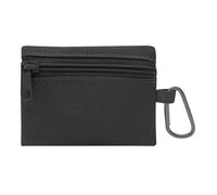 600D Nylon Multi Purpose Outdoor Storage Bag Compact Design Coin Purse with Carabiner for Keys Tools Essential Travel Friendly Gear Organizer Bag