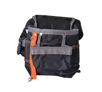600D Oxford Cloth Tool Bag Belt Waist Bag Pouch Waist Pocket Outdoor Work Hand Tools Hardware Storage Electrician Gardening Tool for Carpenters Gardeners Electrician(Grey)
