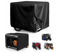 600D Oxford Generator Cover for DuroMax XP1200 1200W 1000W | Heavy Duty Outdoor Generator Protector with 3 Air Vents Windproof Buckles Waterproof Seaming Weatherproof (Black)