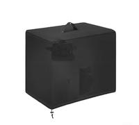 600D Oxford Sand Filter Pump Cover for Intex Pool Pumps, Waterproof Protective Case with Drawstring and Zipper, Black, 84 x 61 x 86 cm